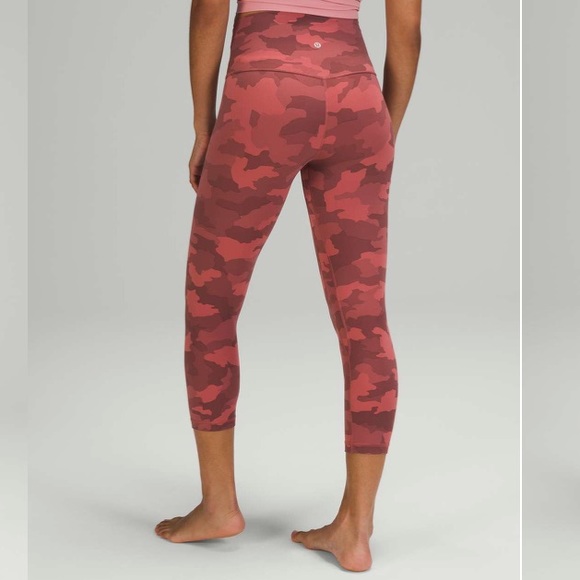 lululemon align pink camo leggings size 14 - 21 in inseam - Picture 2 of 7